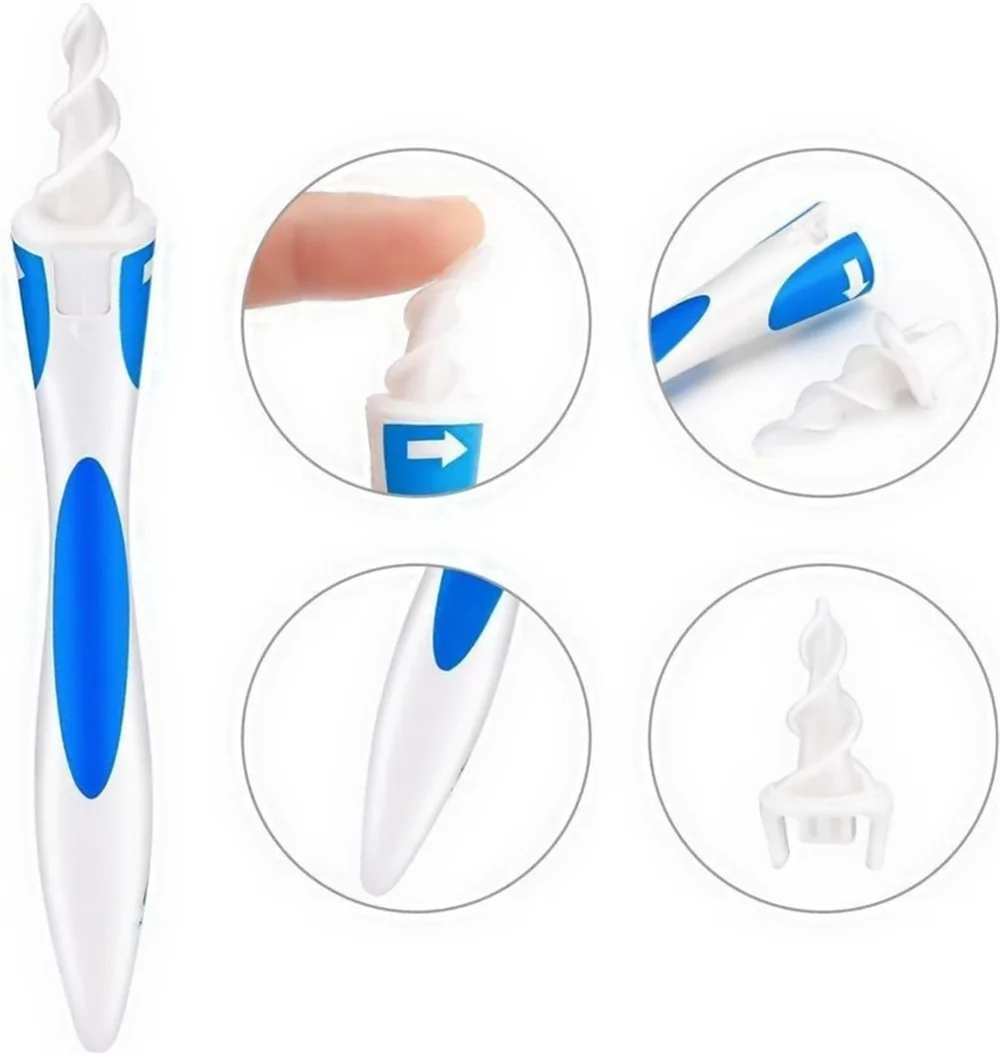 16-Piece Silicone Ear Cleaning Set – Reusable Ear Wax Removal Tool with Soft Replaceable Tips