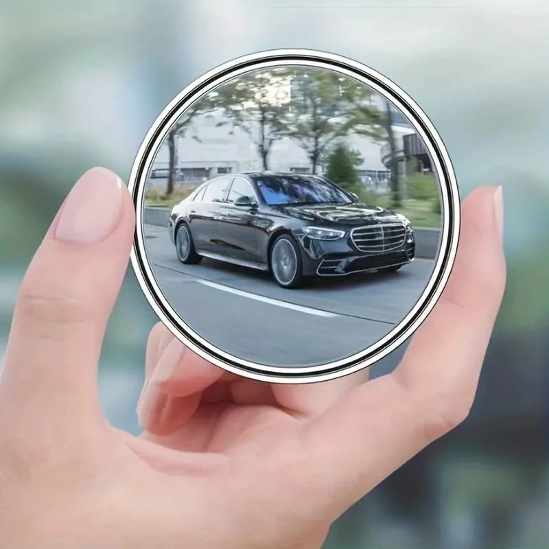 2PCS 360° Adjustable Blind Spot Mirrors – Wide-Angle Rearview & Reversing Mirrors for Cars