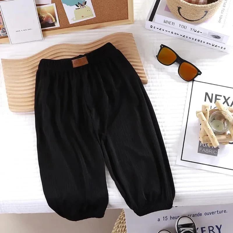 Kids Summer Pants – Lightweight Breathable Candy Color Trousers for Boys & Girls
