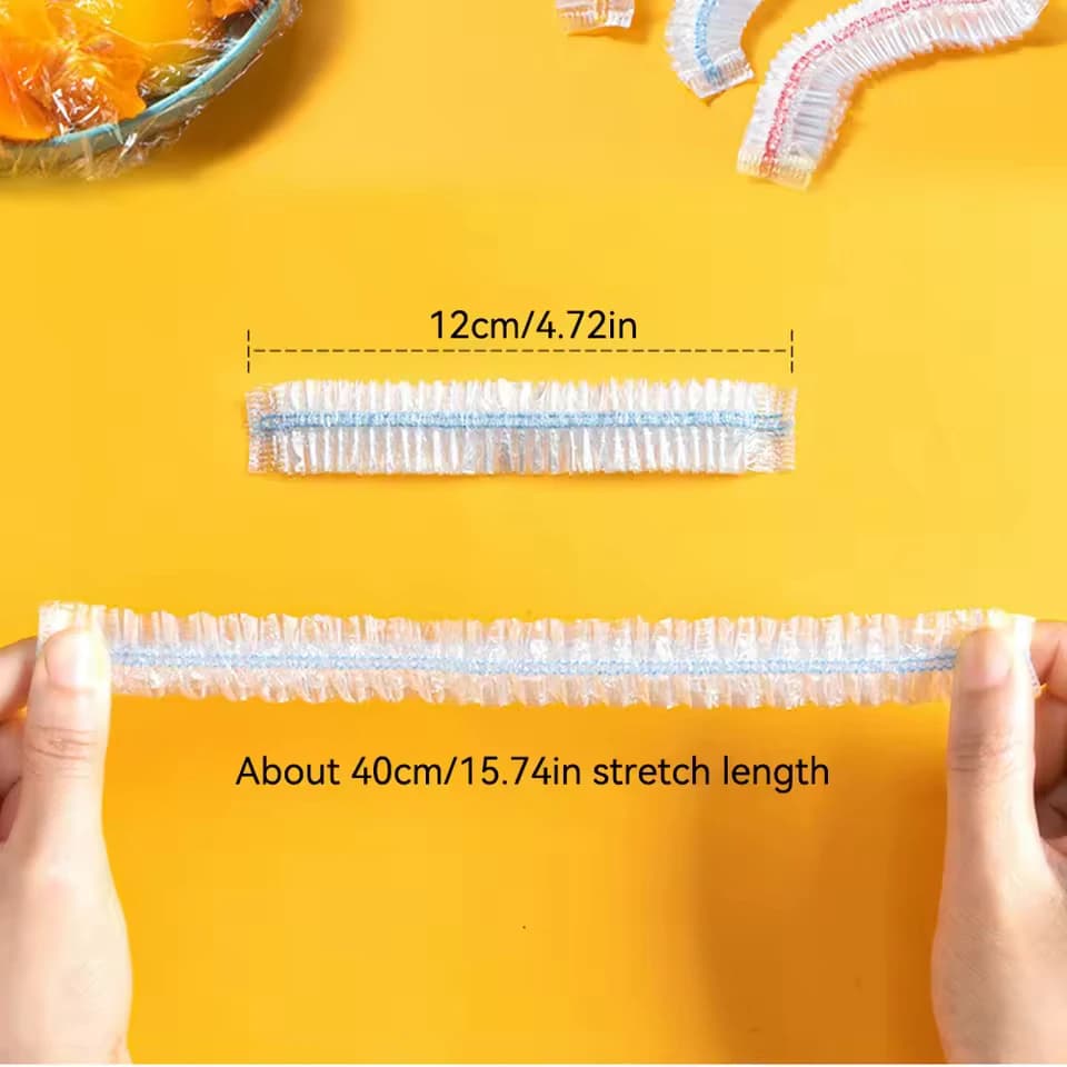 Reusable Elastic Food Covers – Stretch Bowl & Plate Covers for Food Storage, Leftovers & Picnics