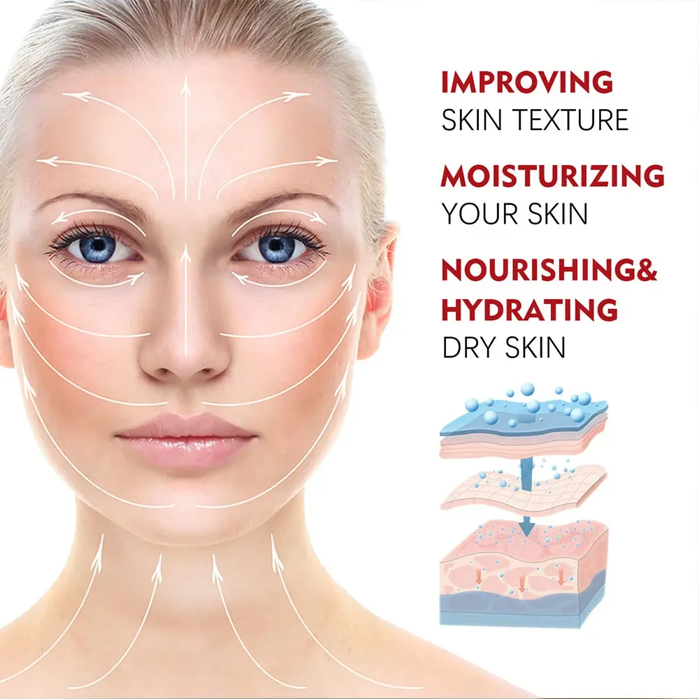 Retinol Moisturizing Face Cream – Firming & Hydrating Facial Cream with Vitamin C for Smoother Looking Skin