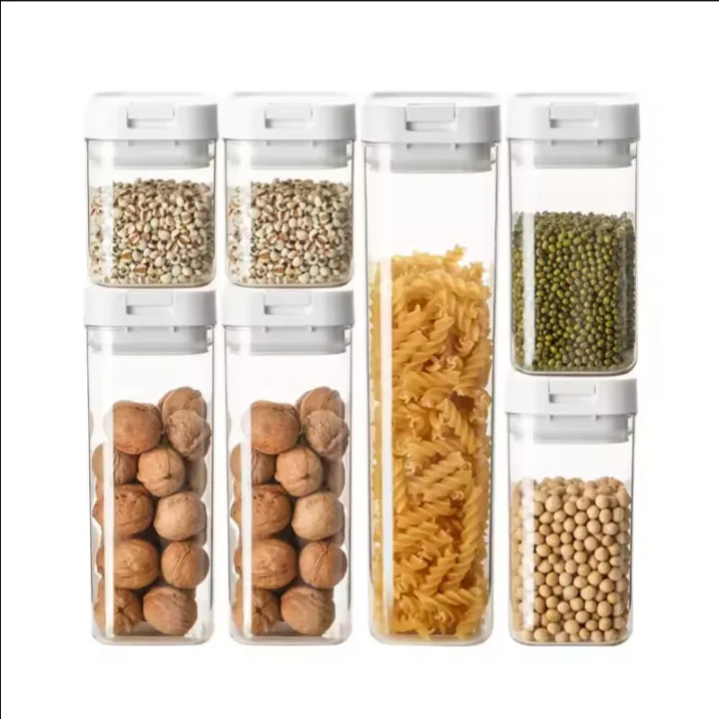 Transparent Pasta Storage Container – Sealed Food Grain, Snack & Dry Food Storage Box 0.5–1.8L