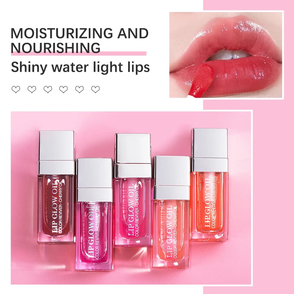 Hydrating Lip Oil 6ml – Tinted Lip Gloss Serum for Soft, Glossy & Moisturized Lips