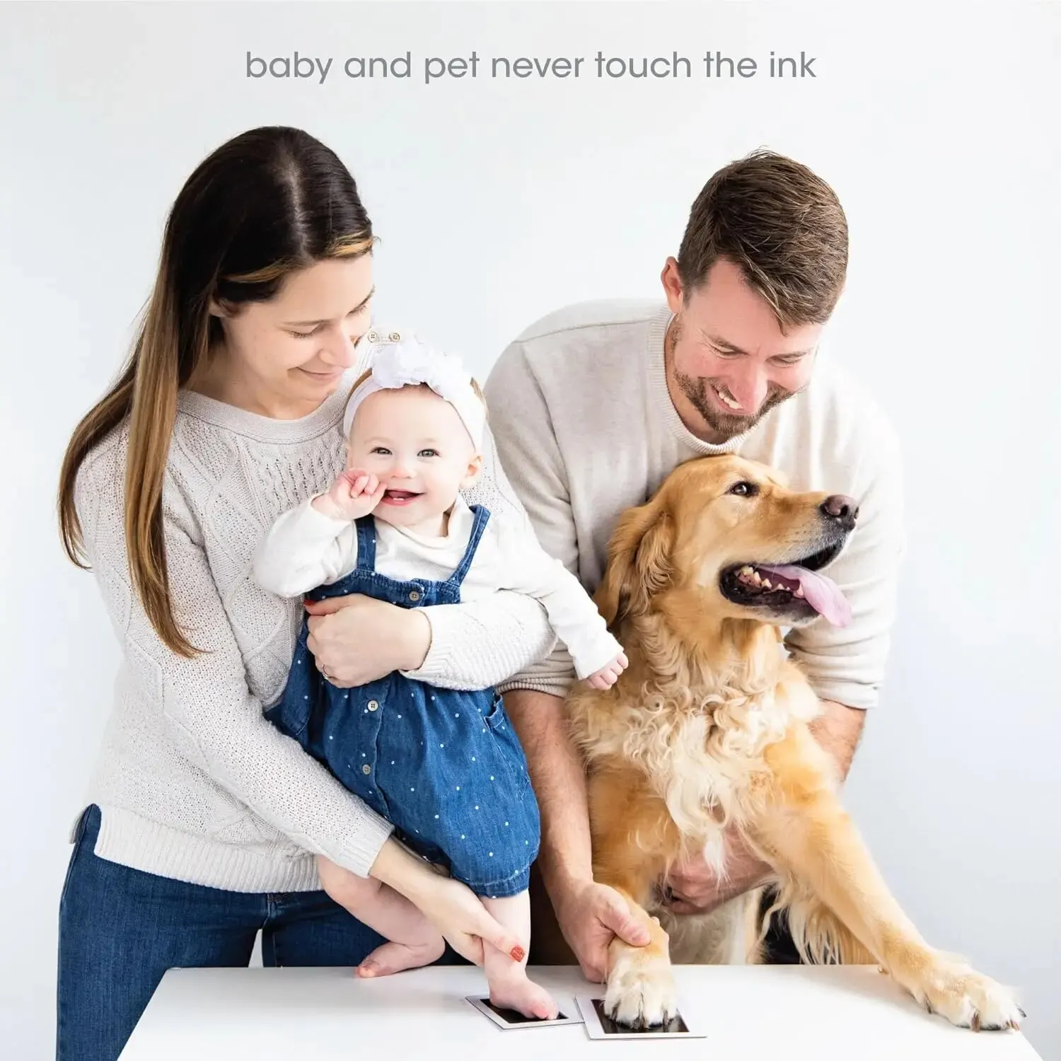 Pet Paw Print Keepsake Kit – Inkless Dog & Cat Paw and Nose Print Impression Pad