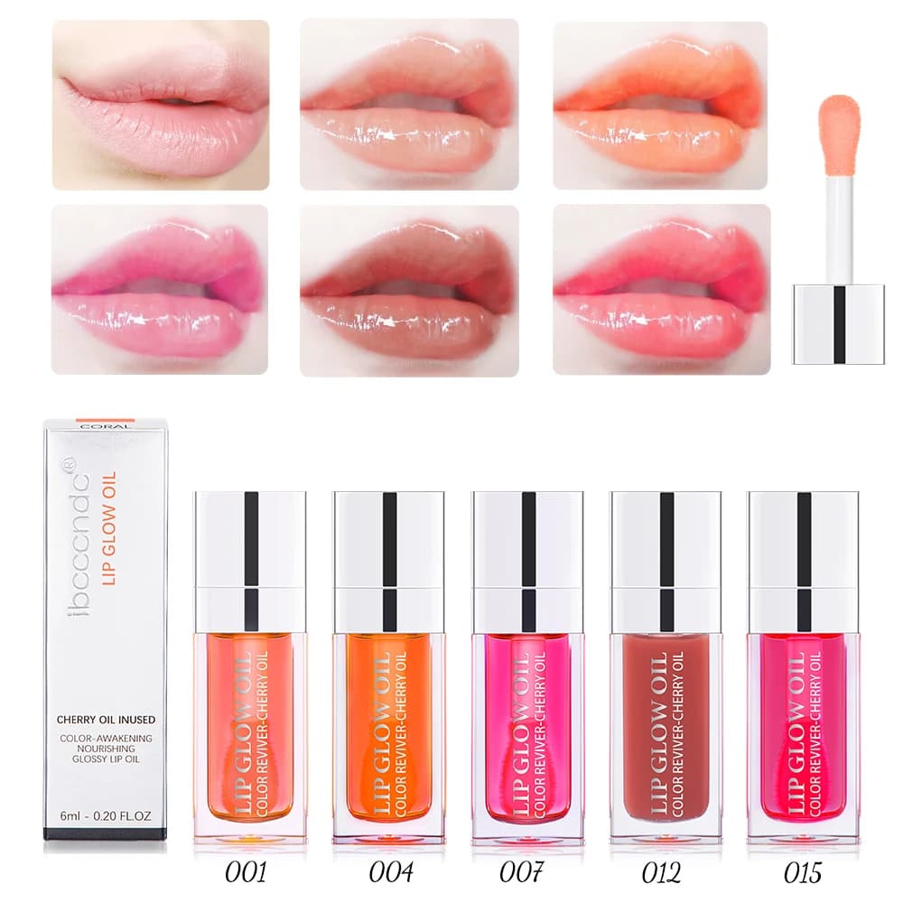 Hydrating Lip Oil 6ml – Tinted Lip Gloss Serum for Soft, Glossy & Moisturized Lips