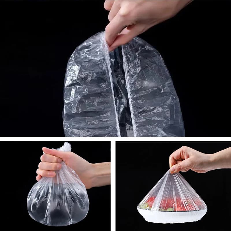 Reusable Elastic Food Bowl Covers – 25cm Stretch Food Covers for Bowls, Plates & Containers
