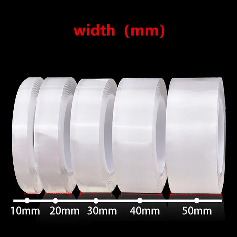 Nano Double-Sided Adhesive Tape – Waterproof Traceless Gel Tape for Bathroom, Kitchen, Sink & Home
