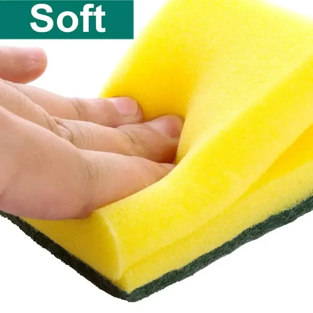 Kitchen Dishwashing Sponge & Scouring Pad – Heavy-Duty Scrub Sponge for Pots, Pans & Dishes
