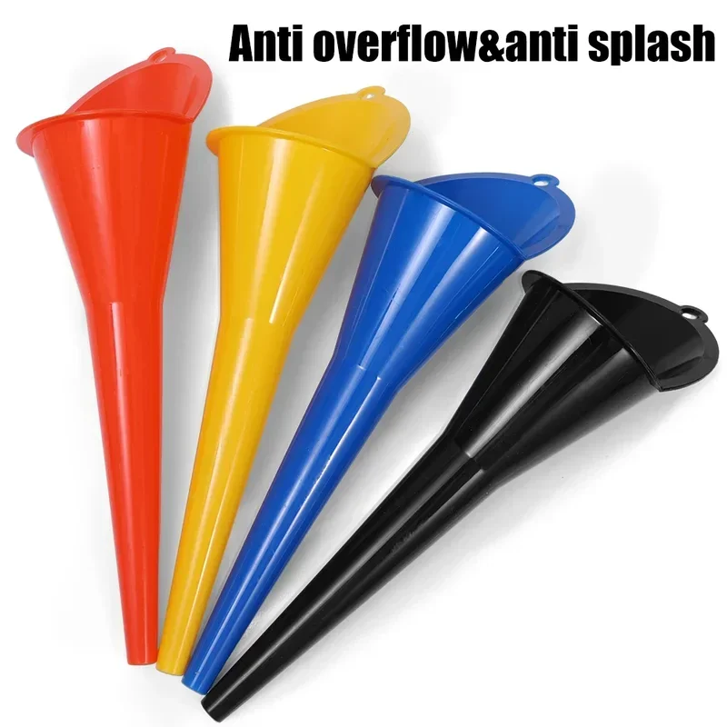 3-Piece Universal Car Fluid Funnel Set – Anti-Splash Funnels for Fuel, Oil, Coolant & Water