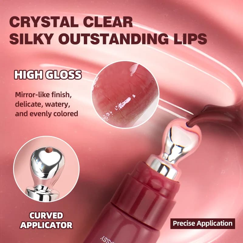 Moisturizing Lip Gloss – Hydrating Lip Lotion Essence for Soft, Glossy & Fuller Looking Lips