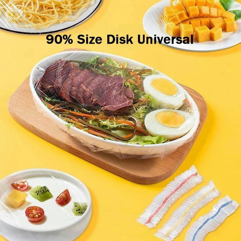 Reusable Elastic Food Covers – Stretch Bowl & Plate Covers for Food Storage, Leftovers & Picnics