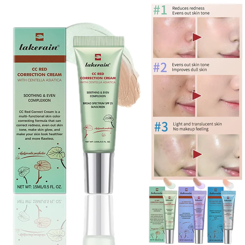 CC Water-Gel Correction 15ml – Lightweight Hydrating Color-Correcting Makeup for Natural Coverage