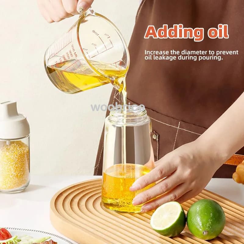 2-in-1 Oil Sprayer & Brush – Refillable Cooking Oil Dispenser for Air Fryer, Grilling, Roasting & Salad