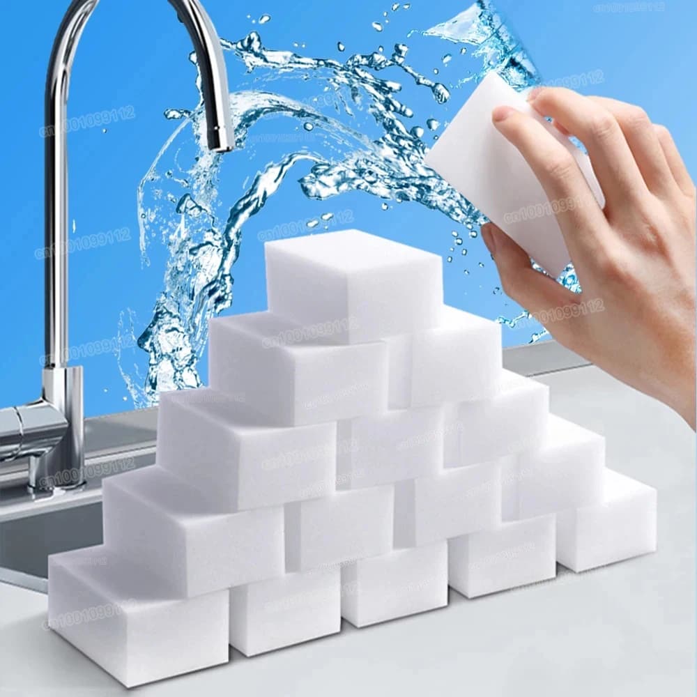Melamine Magic Cleaning Sponge 10/20/50pcs – Household Kitchen Stain & Mark Eraser
