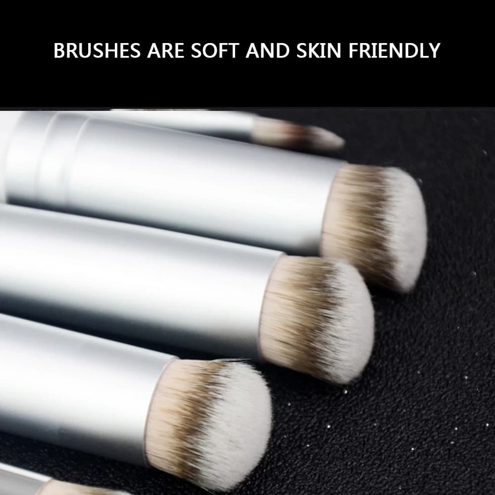 Premium Foundation & Concealer Makeup Brush – Dense Face Blending, Contour & Blush Brush