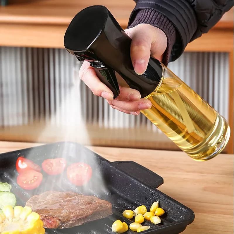 Oil Spray Bottle 200/300/500ml – Refillable Cooking Oil Sprayer for BBQ, Baking, Air Fryer & Kitchen