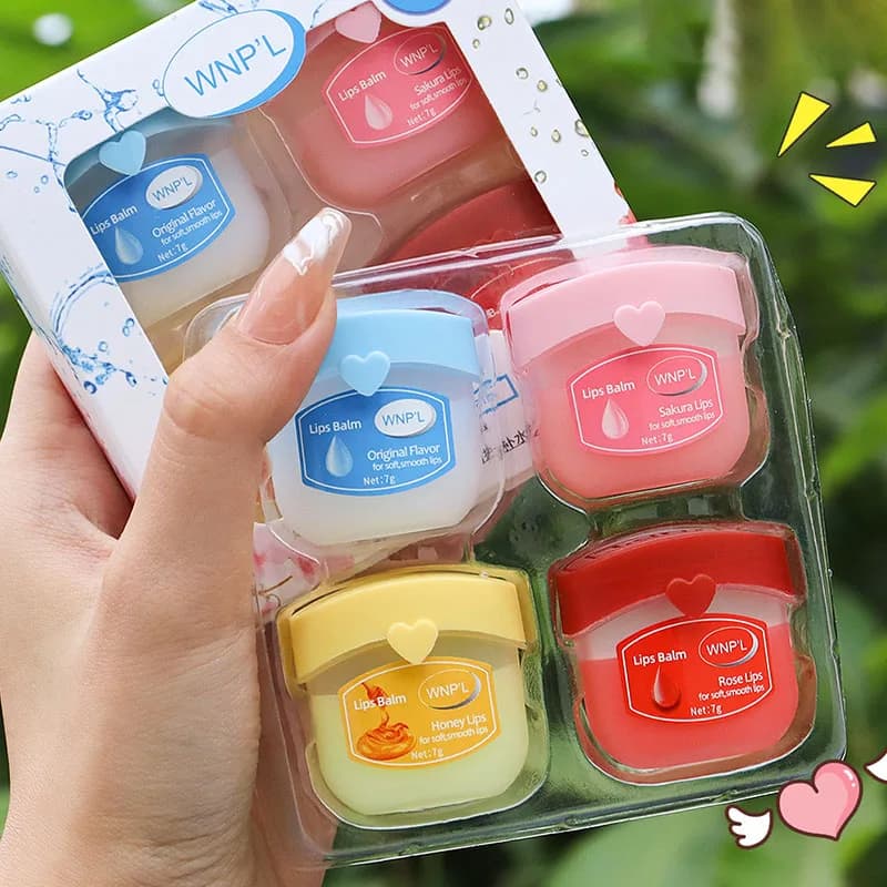 4/6/8pcs Moisturizing Lip Balm Set – Plant Based Lip Care for Soft, Hydrated Lips