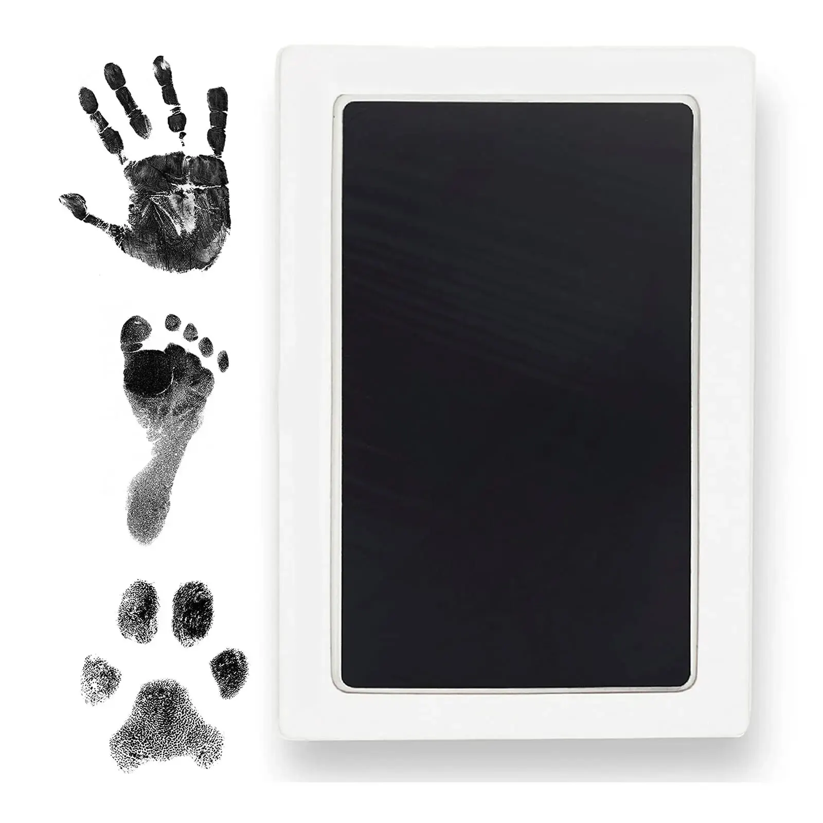 Pet Paw Print Keepsake Kit – Inkless Dog & Cat Paw and Nose Print Impression Pad