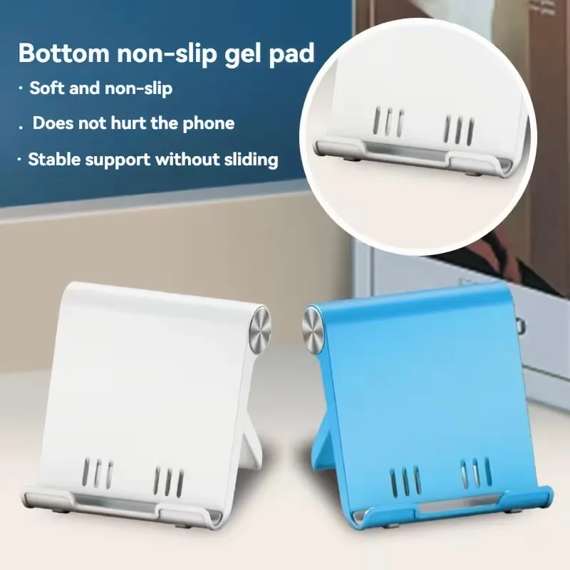 Foldable Adjustable Phone & Tablet Stand – Multi-Angle Portable Desktop Holder for Smartphones & Tablets