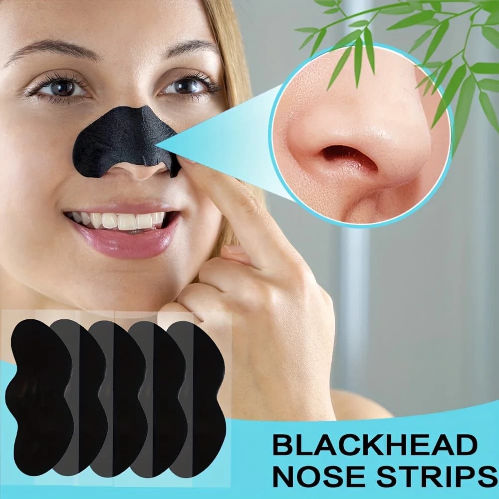 Nose Pore Cleansing Strips 10/20/50/100pcs – Deep Cleansing Blackhead Removal Facial Care Patches