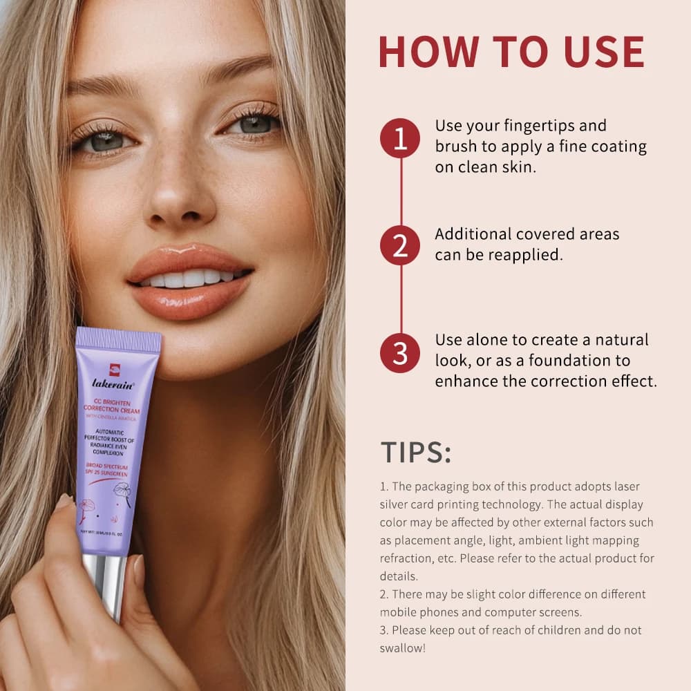 CC Water-Gel Correction 15ml – Lightweight Hydrating Color-Correcting Makeup for Natural Coverage