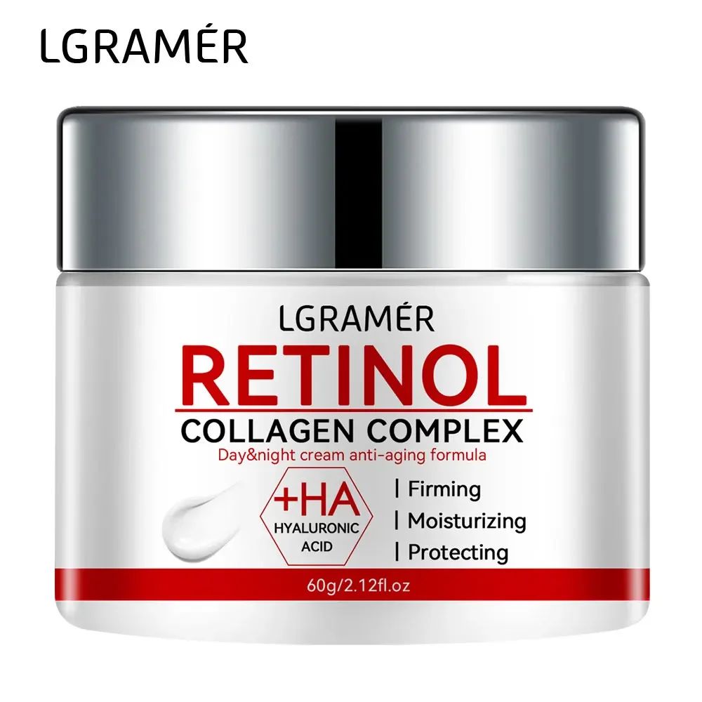 Retinol Moisturizing Face Cream – Firming & Hydrating Facial Cream with Vitamin C for Smoother Looking Skin