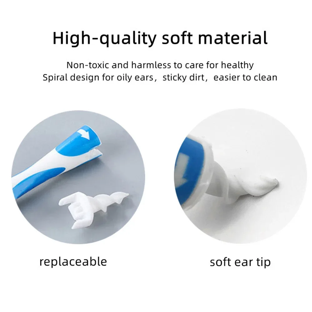 16-Piece Silicone Ear Cleaning Set – Reusable Ear Wax Removal Tool with Soft Replaceable Tips
