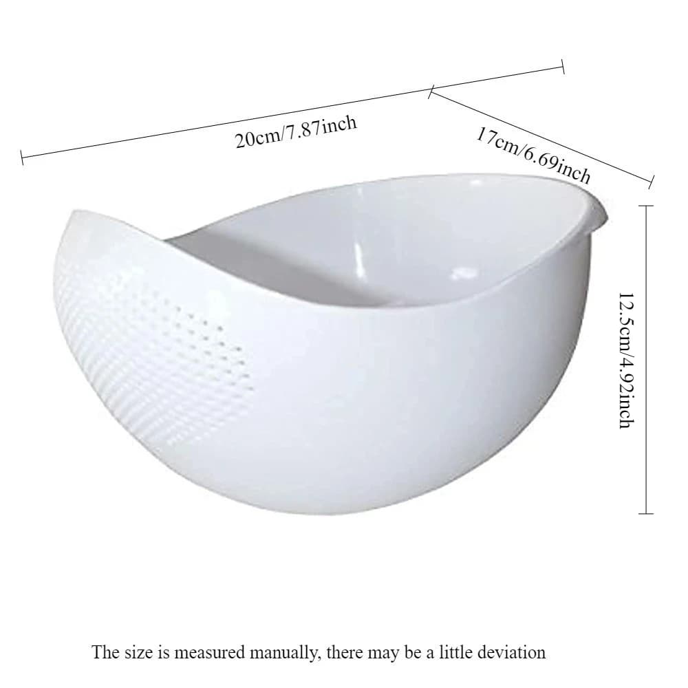 Multifunctional Rice & Vegetable Washing Basket – Fruit, Pasta & Food Rinsing Drain Colander