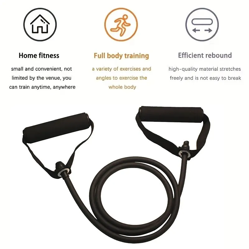 Resistance Bands with Handles – Home Workout Exercise Bands for Strength Training & Fitness