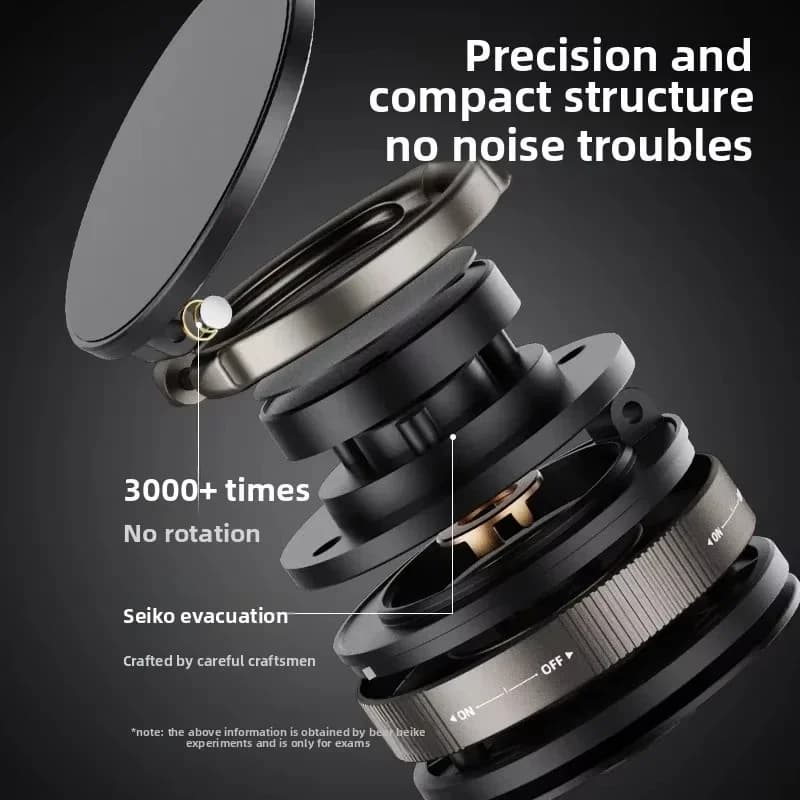 360° Magnetic Car Phone Holder – Foldable Vacuum Suction Mount for Dashboard & Windshield