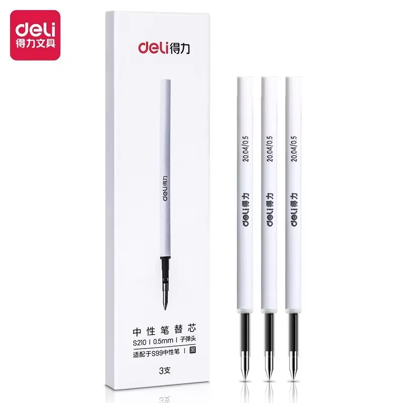 DELI Premium Metallic Signature Pens 0.5mm – Gold & Silver Gel Ink Pens for Certificates, Awards & Menus