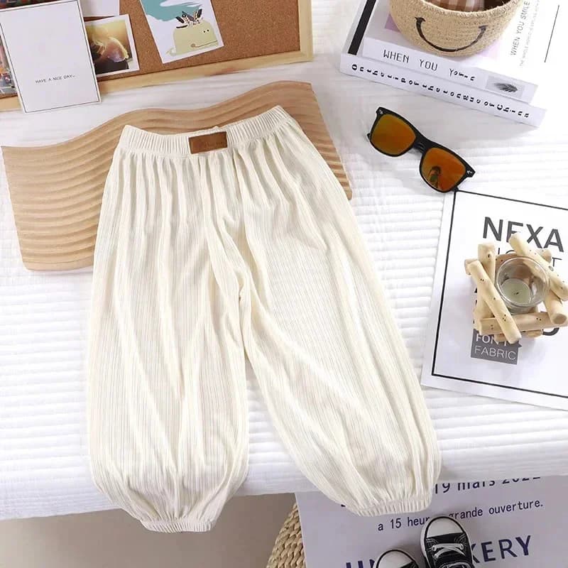 Kids Summer Pants – Lightweight Breathable Candy Color Trousers for Boys & Girls