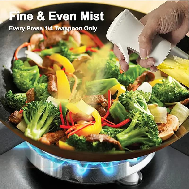 Oil Spray Bottle 200/300/500ml – Refillable Cooking Oil Sprayer for BBQ, Baking, Air Fryer & Kitchen