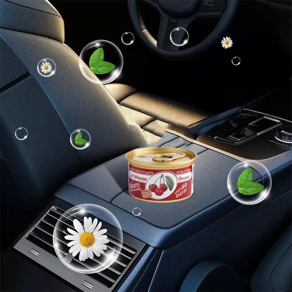 Wood Block Car Air Freshener – Long-Lasting Coffee Scent Odor Eliminator for Car, Closet & Bathroom