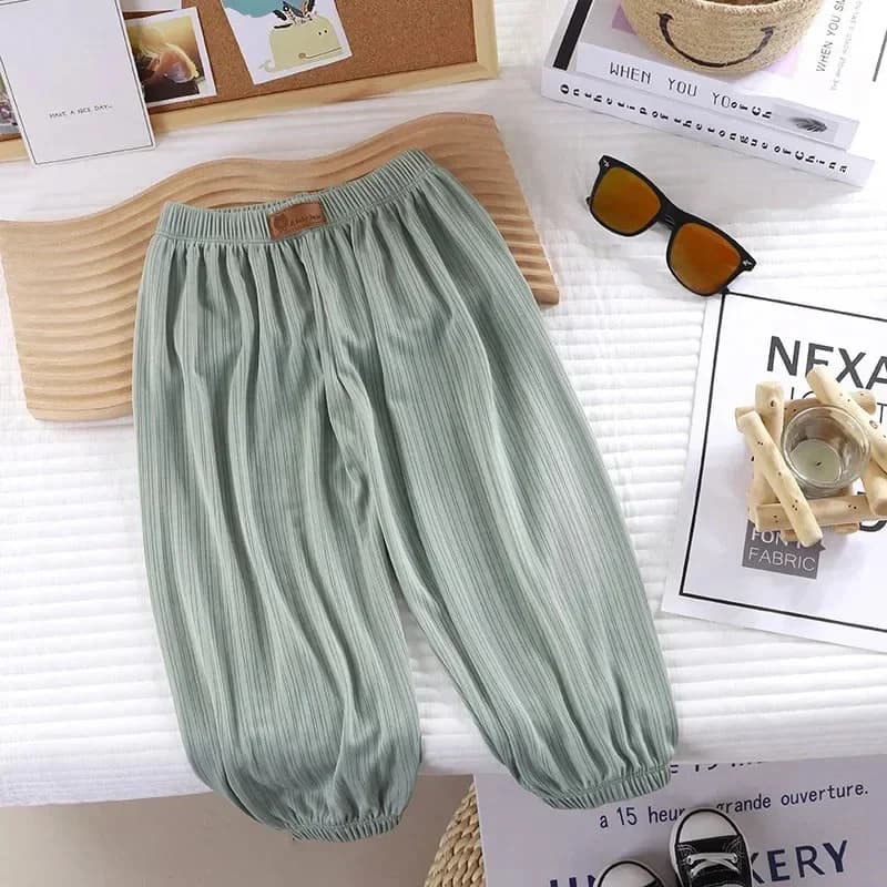 Kids Summer Pants – Lightweight Breathable Candy Color Trousers for Boys & Girls