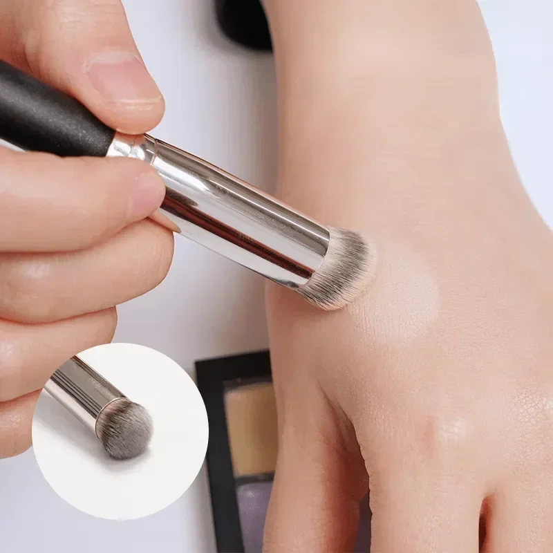 Premium Foundation & Concealer Makeup Brush – Dense Face Blending, Contour & Blush Brush