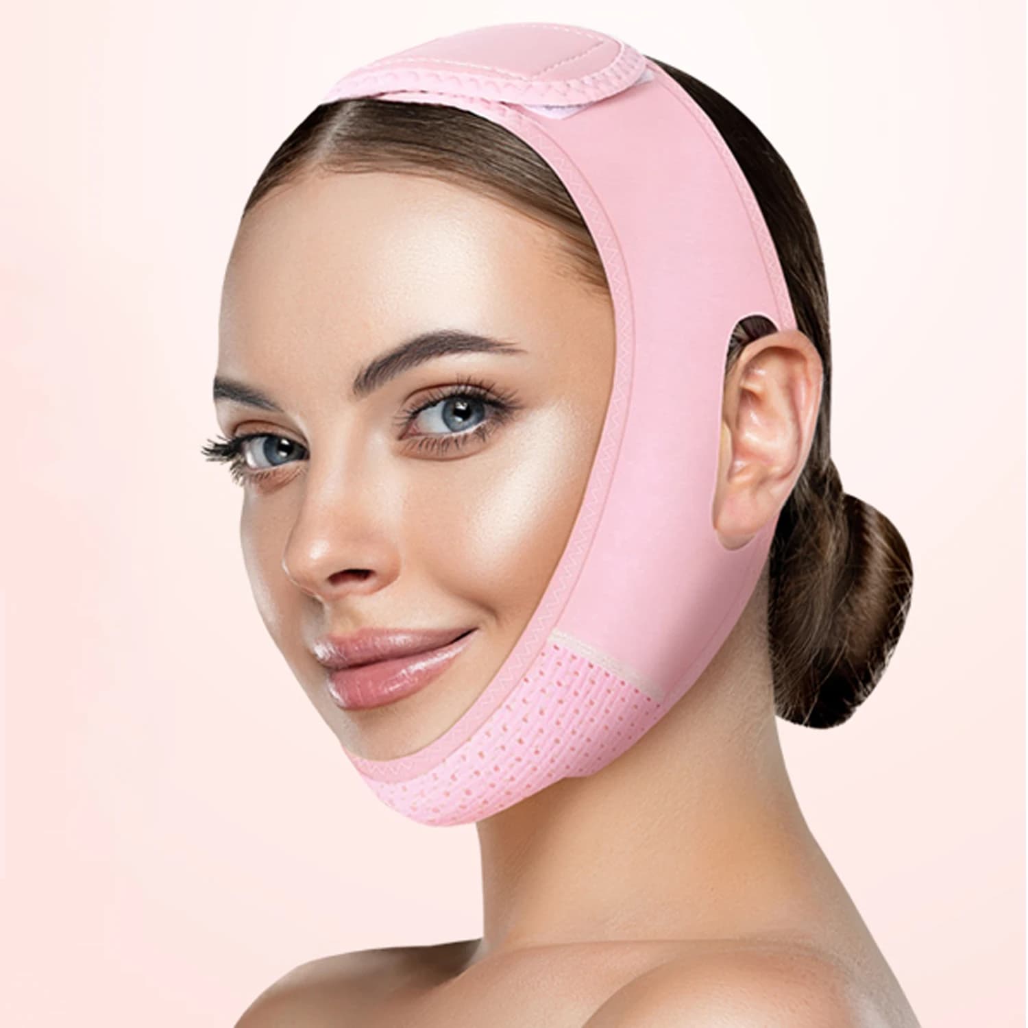 Reusable V Line Face Strap – Adjustable Chin Support Mask for Jawline & Facial Contouring
