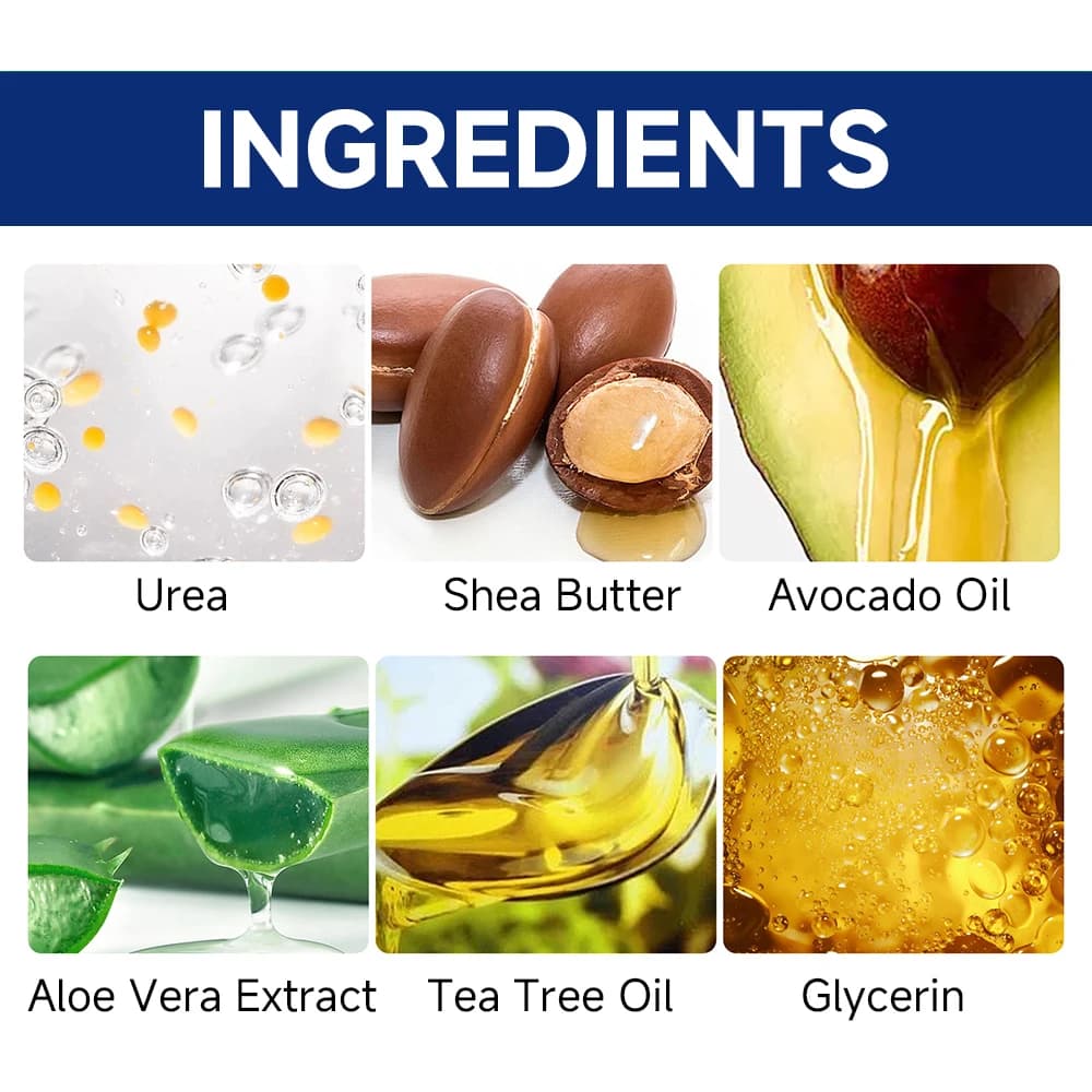 60% Urea Foot Cream – Intensive Moisturizer for Cracked Heels, Dry Skin & Rough Feet
