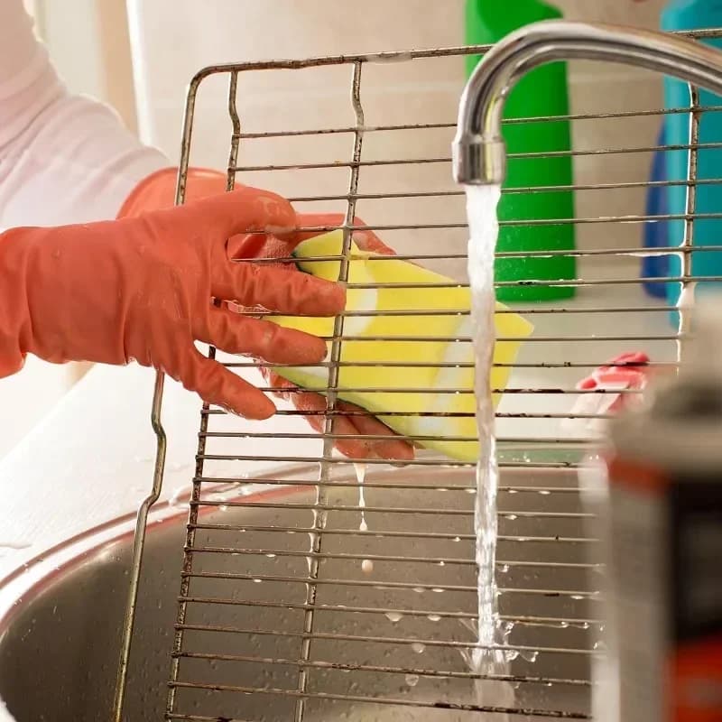 Kitchen Dishwashing Sponge & Scouring Pad – Heavy-Duty Scrub Sponge for Pots, Pans & Dishes