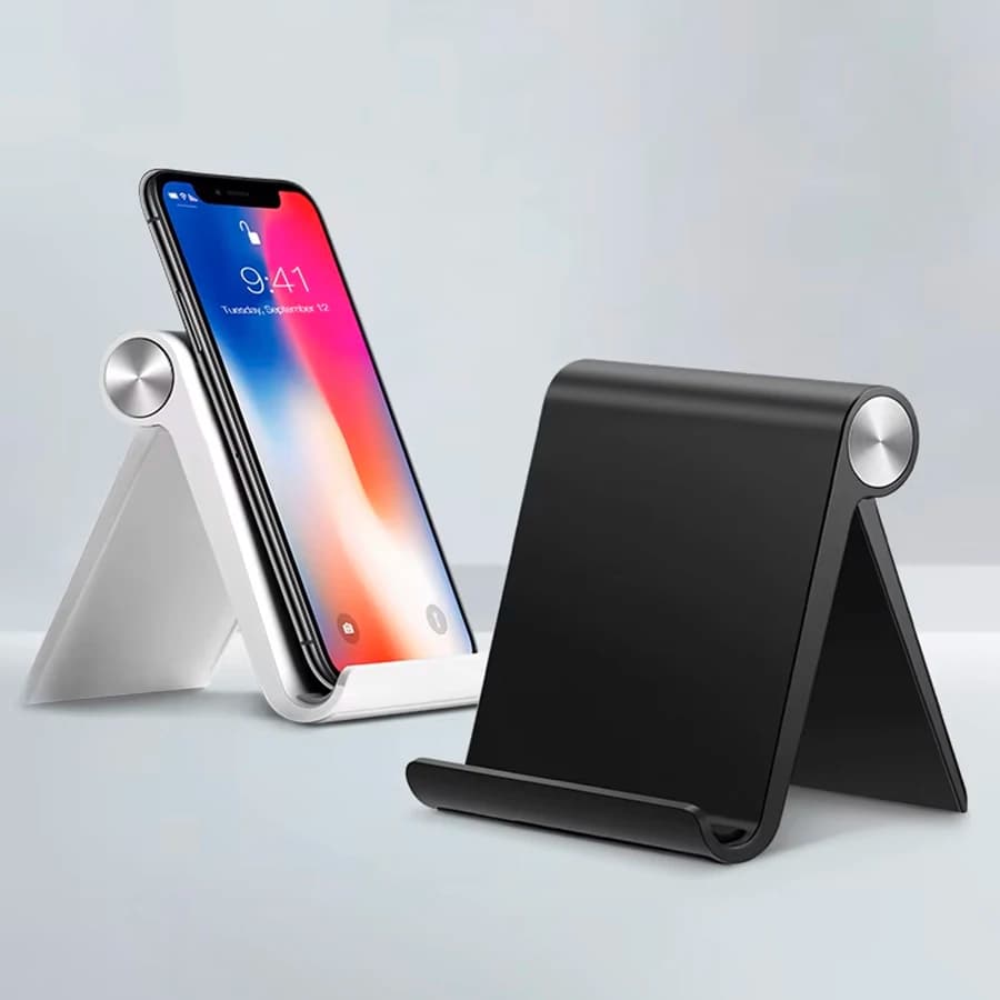 Foldable Adjustable Phone & Tablet Stand – Multi-Angle Portable Desktop Holder for Smartphones & Tablets