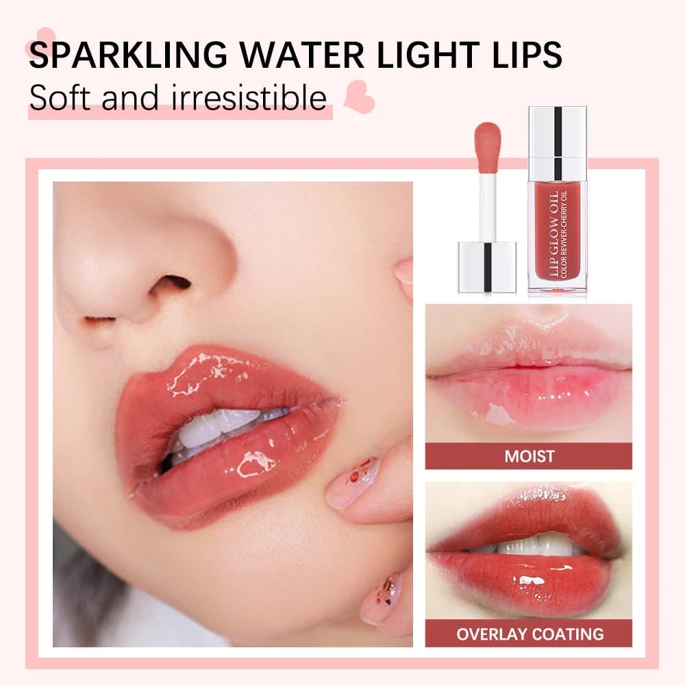 Hydrating Lip Oil 6ml – Tinted Lip Gloss Serum for Soft, Glossy & Moisturized Lips