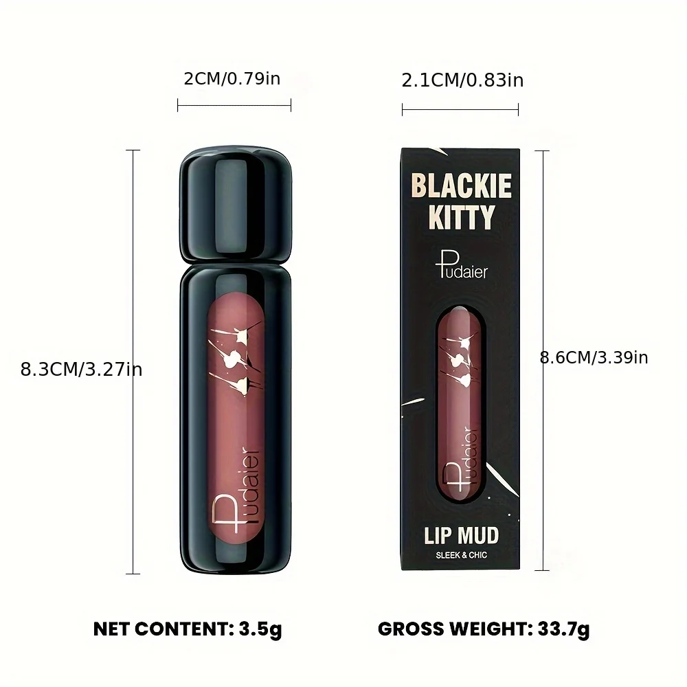 Matte Velvet Lip Gloss – Highly Pigmented Long Lasting Liquid Lipstick with Soft Finish