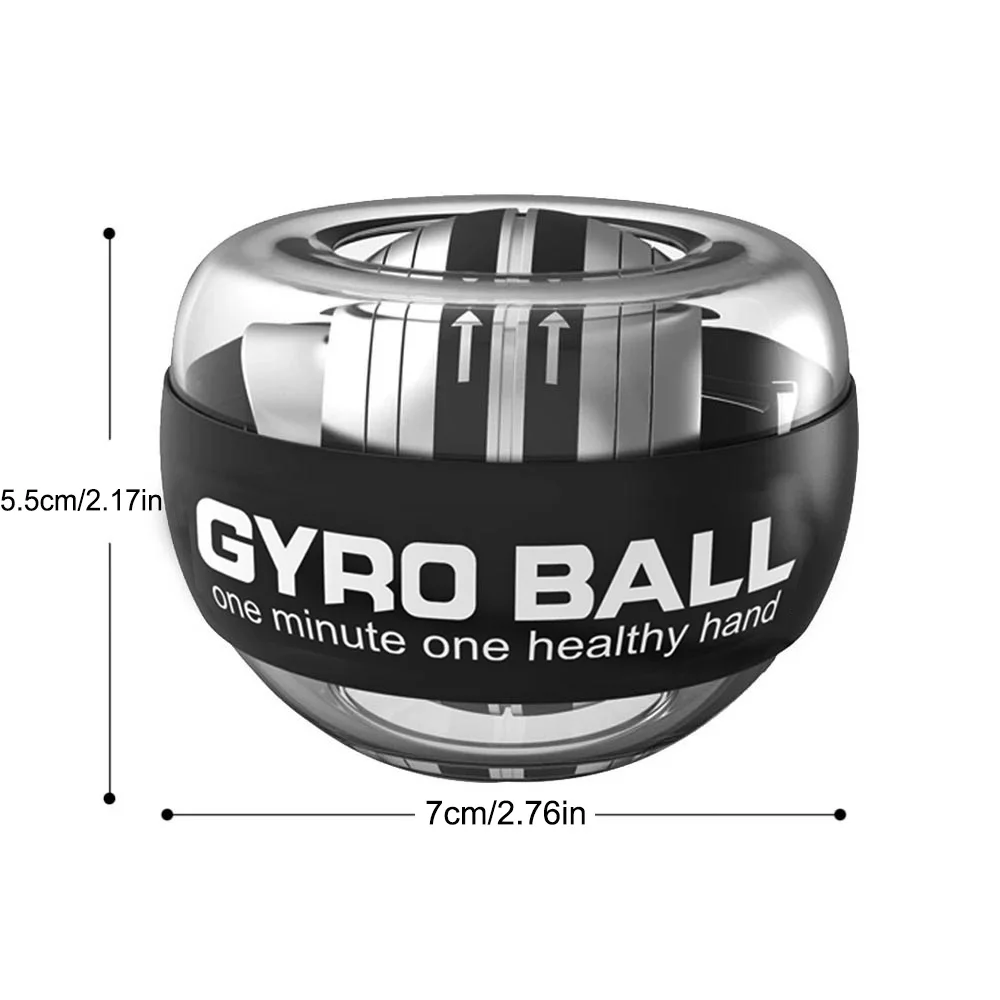 Auto Start Gyro Wrist Ball – Forearm & Wrist Strengthener for Home Fitness and Training