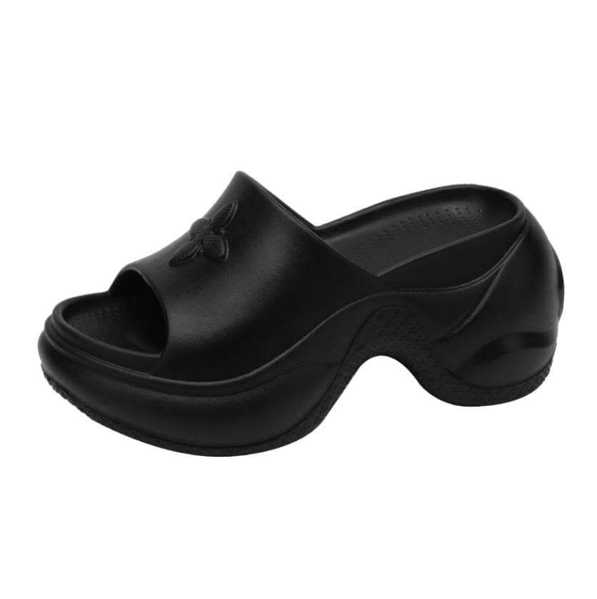 Women's Chunky Wedge Mules