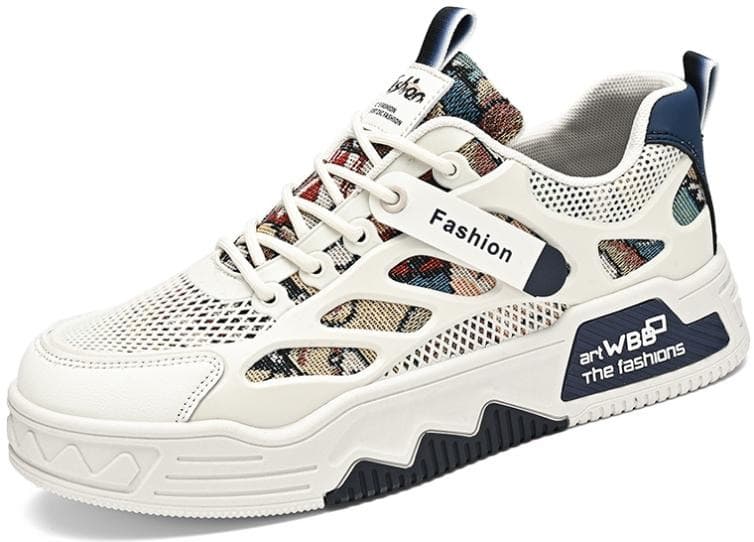 Men's Patchwork Mesh Sneakers