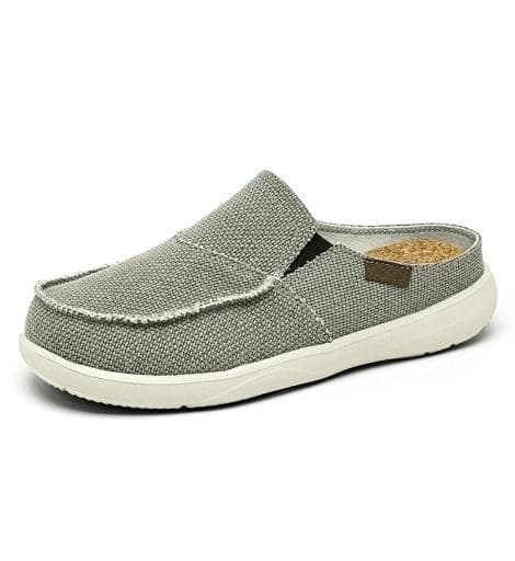 Men's Backless Canvas Mules