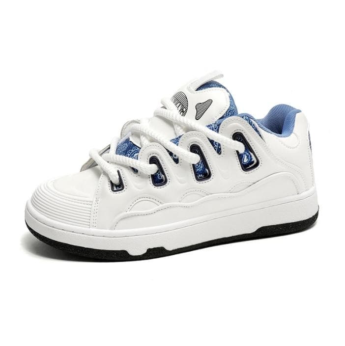 Men's Chunky-Lace Skate Sneakers