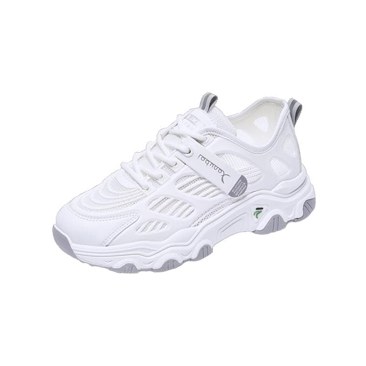 Women's Chunky White Sneakers